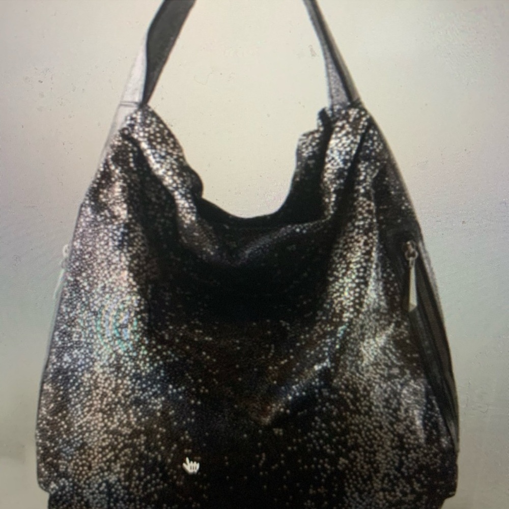Bryna Nicole brown stingray tote shoulder handbag